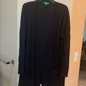 Black lightweight cardigan by Dip, size large